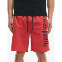 Ocean Pacific Badeshorts Rot/Weiß XL
