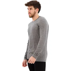 Icebreaker 200 Oasis Merino Langarm-baselayer - Gritstone Heather - L