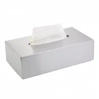 Testrut Axentia Spenderbox für Kosmetiktücher silber, 24.5x13x7 cm
