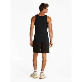 Tommy Hilfiger Tanktop TOMMY JEANS "TJM XSLIM 2PCK RIB TANK EXT", Herren, Gr. 3XL, beige (ecru, schwarz), Single Jersey, Obermaterial: 100% Baumwolle, slim fit, tiefer Rundhals, Tops Tanktop, mit gerippter Struktur, Topseller
