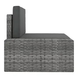 vidaXL Garten-Lounge-Set grau 49527