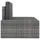 vidaXL Garten-Lounge-Set grau 49527