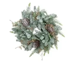 GILDE Deko Kranz Tanne Eukalyptus