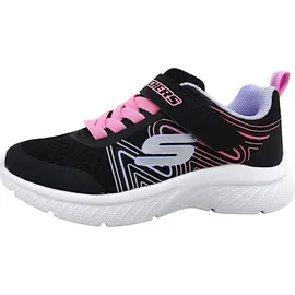 SKECHERS MICROSPEC Plus Swirl Sweet Sneaker, Schwarz, 34 EU