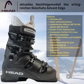 Head Edge Lyt RX W HV Damen Skischuh anth./black 245