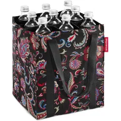 Bottlebag Paisley Flaschenbeutel schwarz