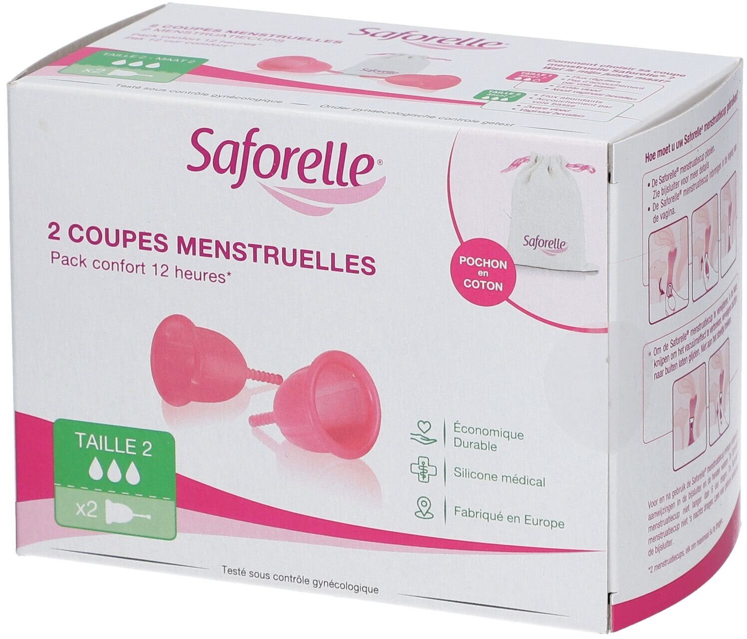 Saforelle® Menstruationstasse Größe 2