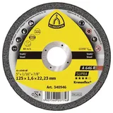 KLINGSPOR A 646 R Supra 340942 Trennscheibe gekröpft 230mm 25 St. Stahl