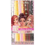 DEPESCHE Haut & Haar Buntstifte Set 12 St. mehrfarbig