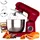 avilia Multifunktions-Knetmaschine 6,5 l Rot