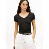 Tommy Hilfiger TJW SLIM V-NECK TEE schwarz L