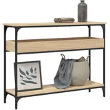 vidaXL Sonoma-Eiche Konsolentisch 100x29x75cm braun