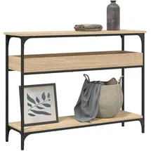 vidaXL Sonoma-Eiche Konsolentisch 100x29x75cm braun