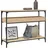 vidaXL Sonoma-Eiche Konsolentisch 100x29x75cm braun