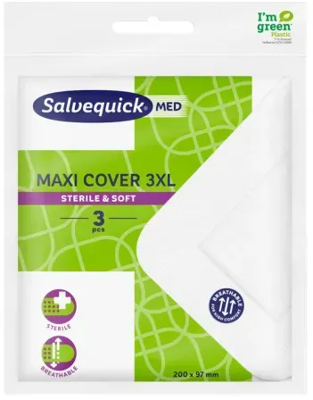 Salvequickmed Maxi Cover 3XL 3 Stück