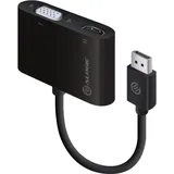 Alogic Adapter 2-in-1 DisplayPort to HDMI VGA 23,50 cm Schwarz