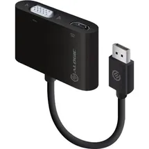 Alogic Adapter 2-in-1 DisplayPort to HDMI VGA 23,50 cm Schwarz