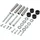 Hama 00220880 Beamer-Deckenhalterung Höhenverstellbar, Schwenkbar, Neigbar Boden-/Deckenabstand (max.): 635 mm Weiß