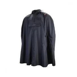 Chiba Regenponcho Unisex Schwarz XL/XXL