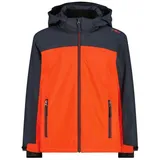 CMP KID Ski Jacket Snaps Hood tango-antracite (21CU) 152
