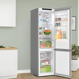 Bosch Serie 4 KGN392I1F Kühl-Gefrierkombination (363 l, 2030 mm hoch, Edelstahl)