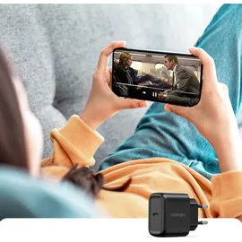 UGREEN USB-C Charger 25W + USB-C Cable 2m Black