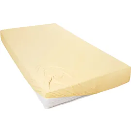 H. G. Hahn Spannbettlaken Mako-Jersey 140-160 x 200 cm orange