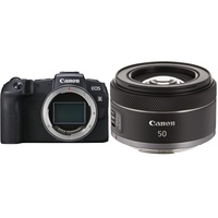 Canon EOS RP Vollformat Systemkamera - Gehäuse mit RF 50mm F1.8 STM (spiegellos, 26,2 Megapixel, 7,5 cm Clear View LCD II, 4K, DIGIC 8 Bildprozessor, WLAN, Bluetooth, Vollformat-Sensor)