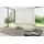 altdecor Wohnlandschaft modulares Sofa Tesso-U1 - 285x160x70 cm Beige Velours