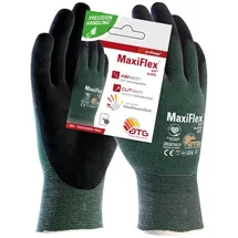 ATG® MaxiFlex® CutTM Nylon-Strickhandschuhe (34-8743 HCT), SB-Verpackung, grün/schwarz