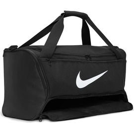 Nike Nike, Brasilia 9.5, Durchschnittliche Trainingsbeutel, Schwarz/Schwarz/Weiß, 60Lt, Unisex Erwachsener
