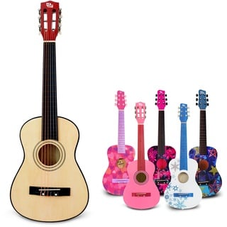 CB SKY 75cm Kinder Student Gitarre für Kinder Akustikgitarren 1/2 für Anfänger Schüler Alter 3 4 5 6 7 8