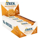JB's TREK Protein Haferriegel I Peanut Butter I Pflanzliches Protein I Glutenfrei I 16 x 50g Riegel I 800g