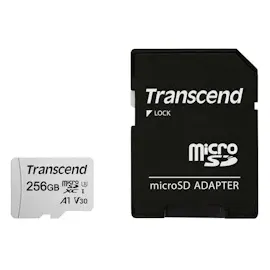 Transcend USD300S microSDXC UHS-I U3 V30 + SD-Adapter 256 GB