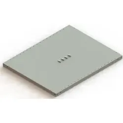 Meta Zusatzboden CLIP 230 1000 x 800 mm verzinkt + 4 Fachbodenträger