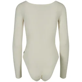 URBAN CLASSICS Organic Langarm-body White Sand 3XL