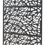 casa.pro Indoor Trennwand 200 x 100 x 50 cm Schwarz