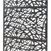 casa.pro Indoor Trennwand 200 x 100 x 50 cm Schwarz
