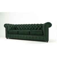 JVmoebel Sofa, Chesterfield Couch Sofa Polster 3 Sitzer Couchen Sitz Sofas Grüne Neu grün
