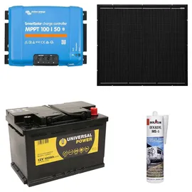 a-TroniX Solaranlage Wohnmobil 440W mit 100Ah Batterie und Victron MPPT Laderegler