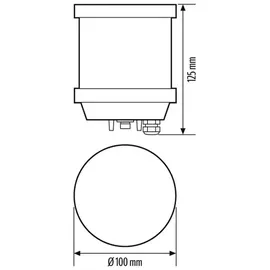 ESYLUX ALVA BL (EL10521843) Aluminium