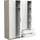 Demeyere Drehtürenschrank Ghost 157,3 x 203 x 51,1 cm Weiß