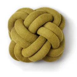 Design House Stockholm - Knot Kissen, gelb