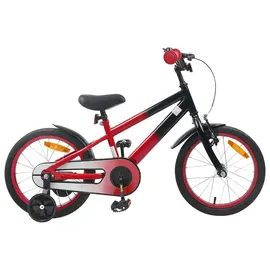 vidaXL Kinderfahrrad 16 Zoll blau/schwarz/rot