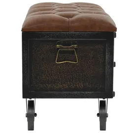 vidaXL Bettbank Vintage Braun 80,5 x 41 x 50 cm