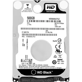 Western Digital Black 500 GB 2,5" WD5000LPLX