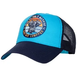 King Kerosin Custom Chopper Trucker Cap blau Einheitsgröße