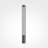 Maytoni Stehleuchte Außenleuchte LED Standlampe Graphit Metall IP65 H 150 cm Wegeleuchte