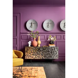 Kare DESIGN Sideboard Caldera 80122 Metall Silber