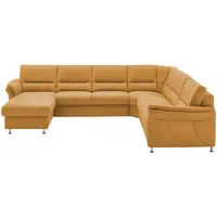 meinSofa Wohnlandschaft mit Boxspringpolsterung  Donald , gelb , Maße (cm): B: 330 H: 89 T: 173.0